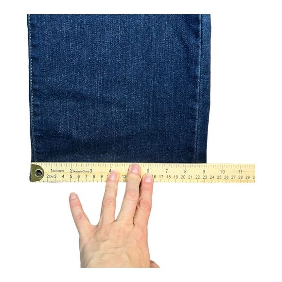 Levis Stretch Blue Jeans Women’s18M Mid Rise Boot Cut Tag 34x32 Fit 38x30 Flaw - Picture 14 of 14